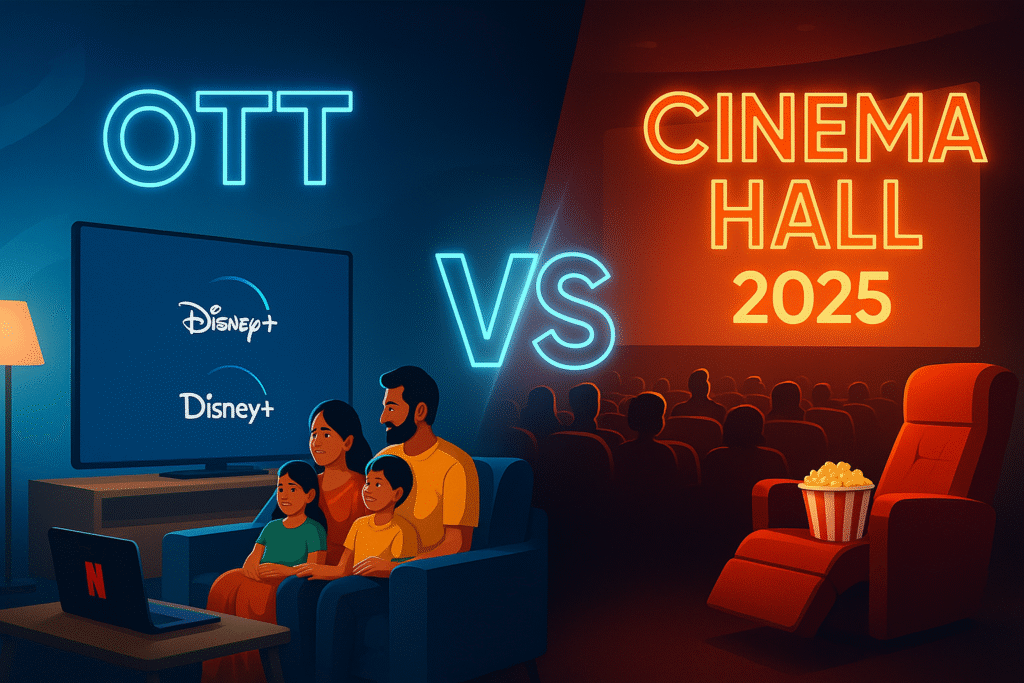 OTT vs Cinema Hall – 2025 में क्या ज्यादा पसंद किया जा रहा है?