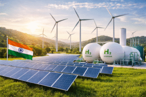 भारत का ग्रीन एनर्जी फ्यूचर 2025 – सोलर, विंड और ग्रीन हाइड्रोजन
